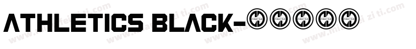 Athletics Black字体转换